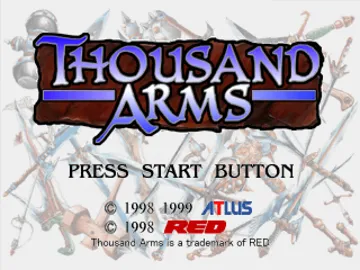 Thousand Arms (US) screen shot title